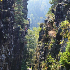 teambuilding, via ferrata Oybin